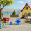 8Sets Blue Kit Durable Plastic Toy 8