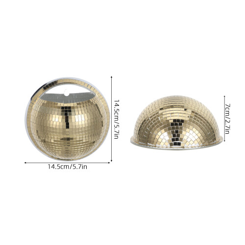 Gouden Disco Bal Hydroponic Vaas Voor Ophanging 1