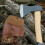 PU Leather Hatchet Sheath with Secure Snap Closure, Belt Loop Axe Head Cover for Camping Woodworking 2
