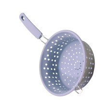 Functional Silicone Strainer Perfect For Filtering Soups-Gray