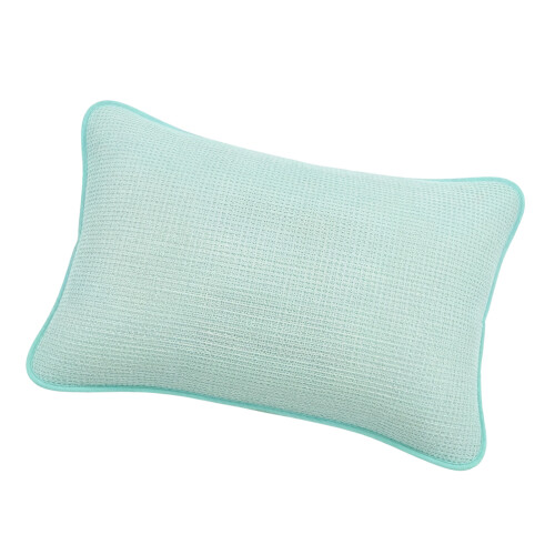 Zachte polyester mesh kussensloop met elastiek,-Blauw