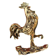 Metalen haanstandbeelden Kipbeeldjes Sculptuur-1 stuks