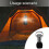 Solar Emergency Torch Rechargeable Solar Flashlight Waterproof Camping Light with Dual Charging Modes 2