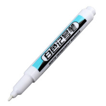 White Paint Marker 1.0mm Fine Tip Acrylic Paint Pen Waterproof QuickDry for Metal Glass Rock Crafts