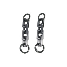 2 Stück Taschengurt-Verlängerungskette Ersatz PVC-Waffenfarbe