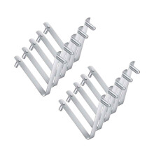 5/10Pcs Pool Brush V-Shape Clip Steel Pool Rod Holder-10PC
