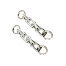 Chaîne d'extension de sangle de sac en PVC de 11.6cm de-argent