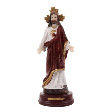 Statue de jésus en résine, scène détaillée de la-Style A