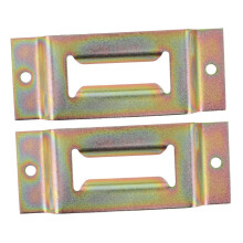 2pcs E Track Tie Down Anchors Heavy Duty Galvanized Brackets for Trailers and Trucks Cargo Securement