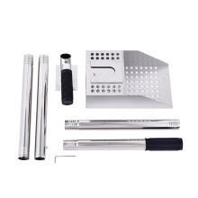Stainless Steel Metal Detecting Sand Scoop with Long Handle for Beach and Underwater Treasure Hunting