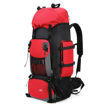 90L Large Capacity Hiking Backpack Waterproof Lightweight Camping Rucksack with Ergonomic Straps