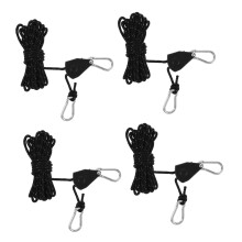 Strength Reflective Guyline with Tent Rope Tensioners for Camping Tents, Windproof Secure Hold