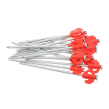 20Pcs Heavy Duty Metal Tent Stakes Windproof Camping Pegs for Secure Anchoring Outdoor Use