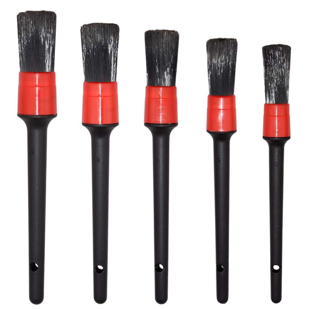 Car Detailing Brush Set 5Pcs, Scratch Soft Bristle Brushes For Wheels Dashboard And Interior 9073542138402
