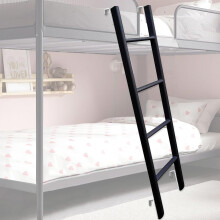 Metal Bunk Bed Ladder with Adjustable Hooks 45in, Durable Loft Bed Access Ladder for RV or Home