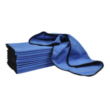 Microfiber Car Drying Towels 16x24 12 Pack Ultra Absorbent Scratch Lint Blue