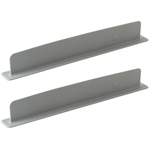 Nonslip Suction Sink Splash Protector Set Of 2 Flexible-Grey