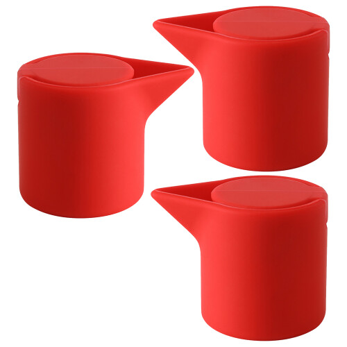 Bouchons de vin en Silicone de qualité supérieure, 3-Rouge