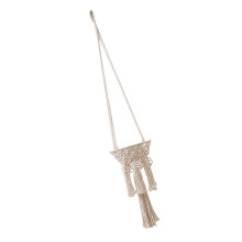 Cotton Woven Wall Basket For Plant Storage Decoration-B