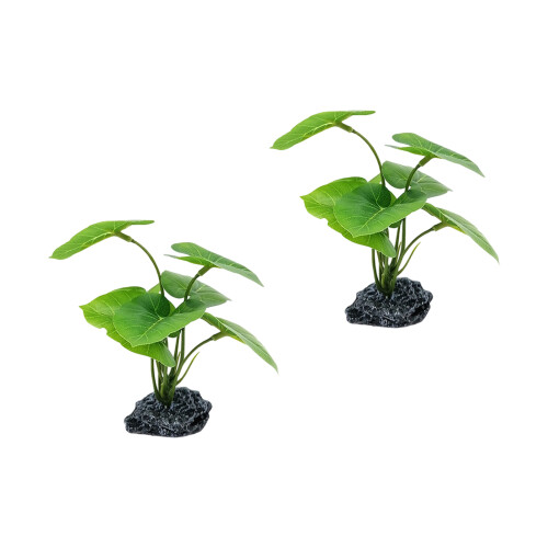 Aquariums Landscape Artificial Leaf Plant-Taro leaf grass