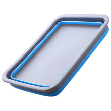 Outdoor Camp Basins Draagbare Opvouwbare Voetenbak Handig-Blauw