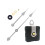 Metal Clock Hands and Quartzs Clock Motor Kits Quiet-006 silver 1