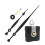 Quiet Quartzs Clock Mechanism Movement Kits with-0048 Black 1