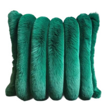 Soft Pillow Case Textured Stripe-45 45 Christmas green