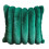 Soft Pillow Case Textured Stripe-45 45 Christmas green 1