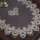 Mesh Lace Doily Table Cover Dust Proof-Mesh gold lace 7