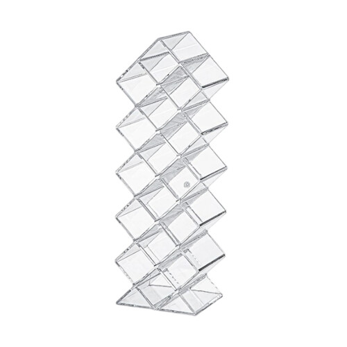 Space Efficient Cosmetic Organizers Acrylic Shelf-16 squares