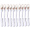 Alloy Zippers Sliders Replacement Set Universals Fit for-White 1