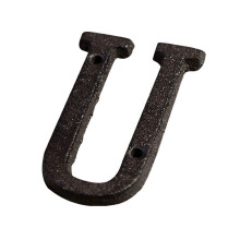 Address number for outdoor signs, decorative cast iron metal alphabet, wall sign Ref: 5080