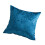 Florals Embosseds Cushion Cover Plush Polyester Fabric-Blue 1