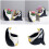 Fleischiger Blumentopf aus Keramik, Tierform,-Pinguin liegt 3