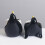 Fleischiger Blumentopf aus Keramik, Tierform,-Pinguin liegt 6