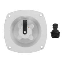 RV Water Inlet Cap Leakproof Durable Polypropylene Fit for Camper Trailer and Marine Water Fill