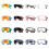 Lunettes pour chiens avec protections de sangle-Transparent 15 2