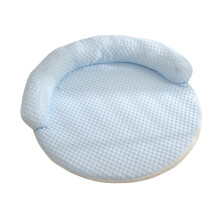 Large Cooling Mat for Pet with Soft Cushion Sleep Pad for-Blue