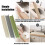Nonslip Suction Sink Splash Protector Set Of 2 Flexible-Grey 3