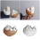 Cute Hedgehog Shape Ceramic Eggs Cup Multifunction-White 3