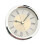Contemporary Round Alarm Clock Insert Large Roman-Silver 1