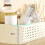 Adhesive Mounted Storage Rack For Small Space Bathroom-M 6