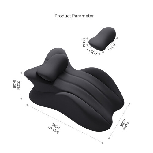 Oreiller de lit à-Oreiller de couchage noir quatre saisons plus 2