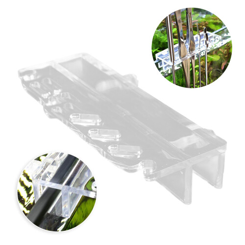 Aquarium Tool Fish Tanks Cleaning Tool Holder  Transparent 1