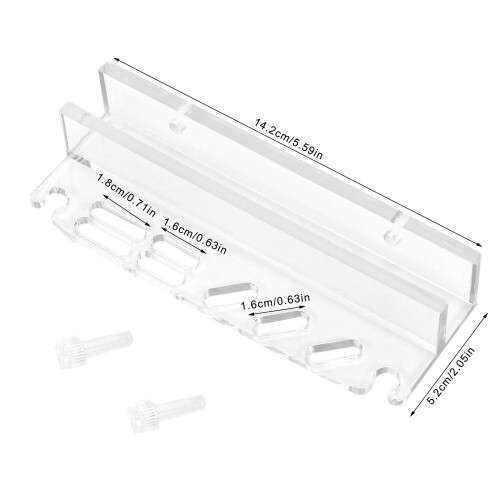 Aquarium Tool Fish Tanks Cleaning Tool Holder  Transparent 2