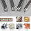 37 Pcs Alphabets Punch Set Number and Letter Stamping Tool Set 6