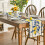Polyester-Esstischschal mit Blumenmotiven,-Stil 5 7