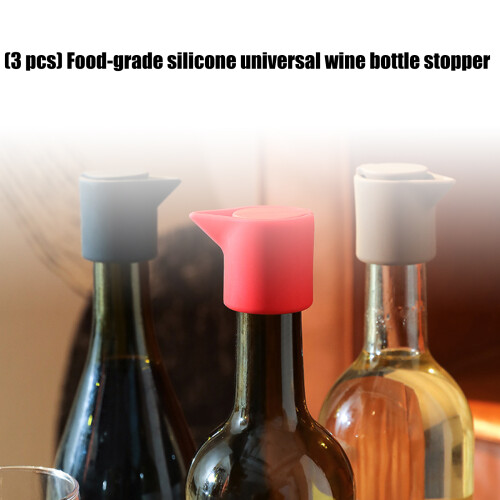 Efficient Wine Bottle Sealers Convenient Silicone-Coffee color 2