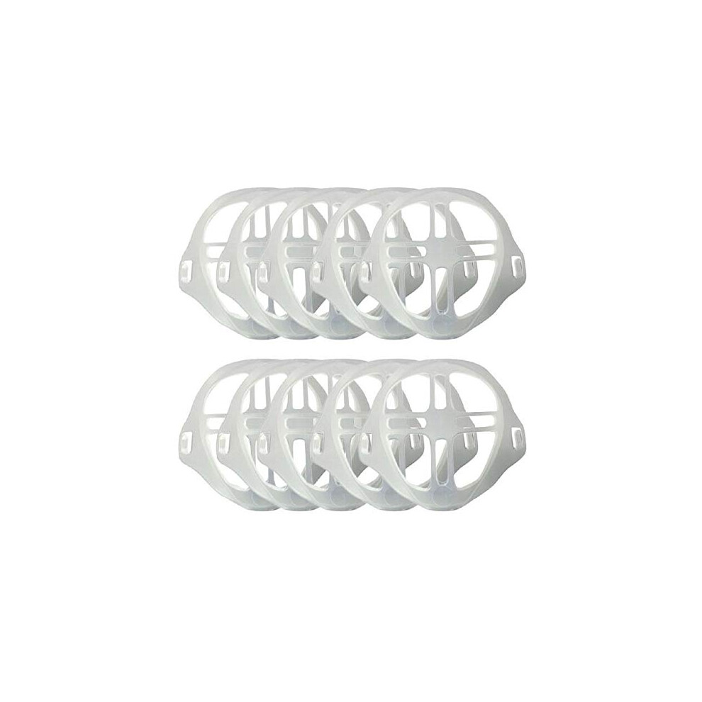 10 Pcs Reusable Silicone 3D Mask Bracket For Enhanced Breathing Space And Lipstick Protection 9771547988588